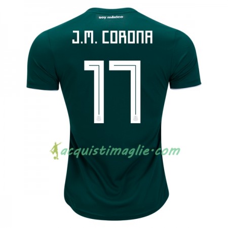 Divisa di Calcio Messico J.M.Corona 17 Prima Mondiali 2018